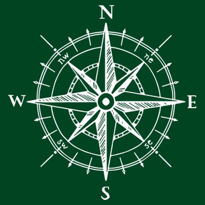 Hand Drawn Compass Rose Nautical T-Shirt