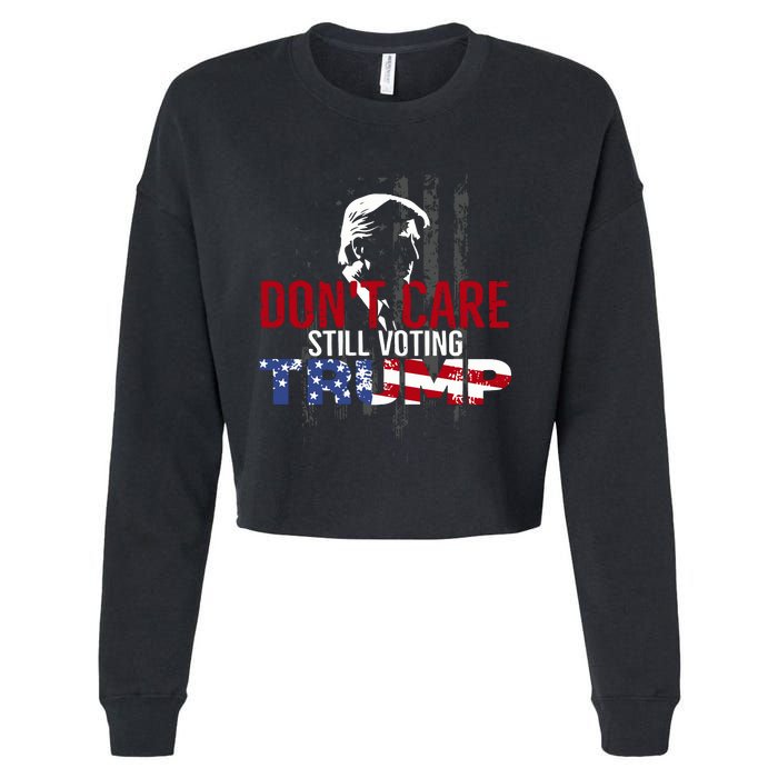 Hodgetwins DonT Care Still Voting Trump Cropped Pullover Crew