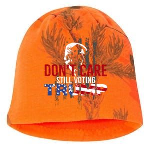 Hodgetwins DonT Care Still Voting Trump Kati - Camo Knit Beanie