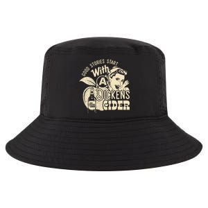 Hard Dickens Cider Girl Whiskey And Beer Apple Humor Cool Comfort Performance Bucket Hat