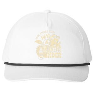 Hard Dickens Cider Girl Whiskey And Beer Apple Humor Snapback Five-Panel Rope Hat