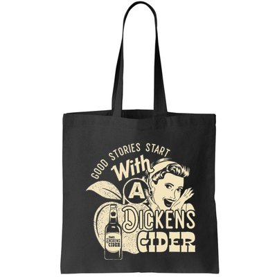 Hard Dickens Cider Girl Whiskey And Beer Apple Humor Bag