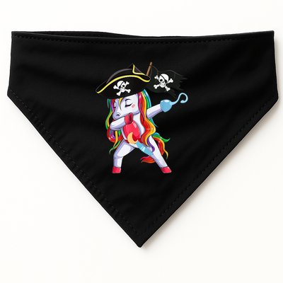 Halloween Dabbing Cute Pirate Unicorn USA-Made Doggie Bandana