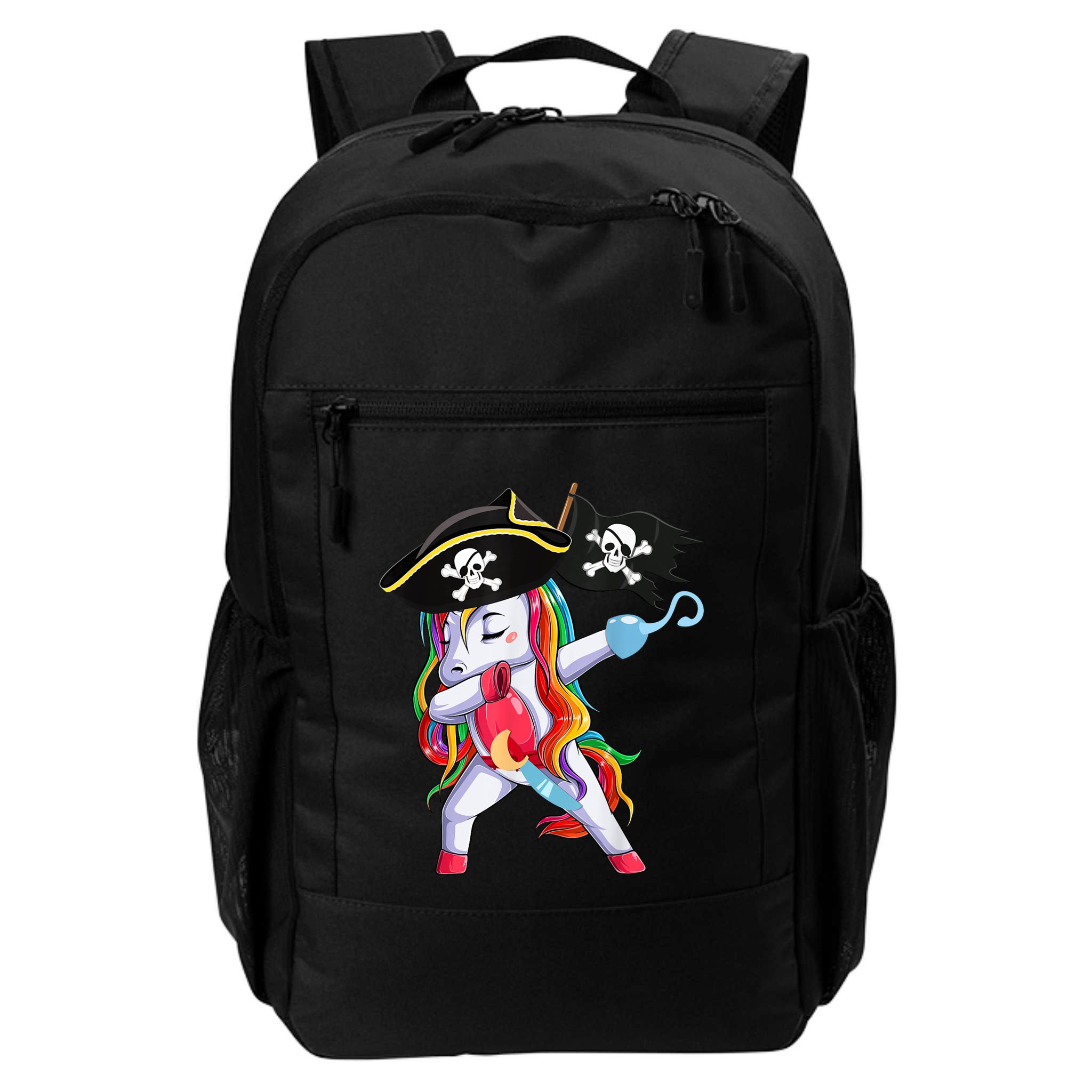 Halloween Dabbing Cute Pirate Unicorn Backpack