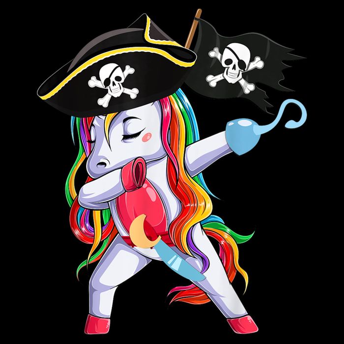 Halloween Dabbing Cute Pirate Unicorn Backpack