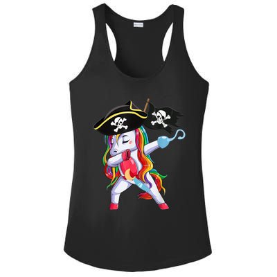 Halloween Dabbing Cute Pirate Unicorn Ladies PosiCharge Competitor Racerback Tank