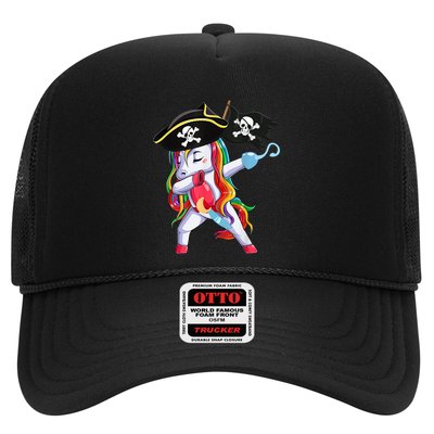 Halloween Dabbing Cute Pirate Unicorn Trucker Hat