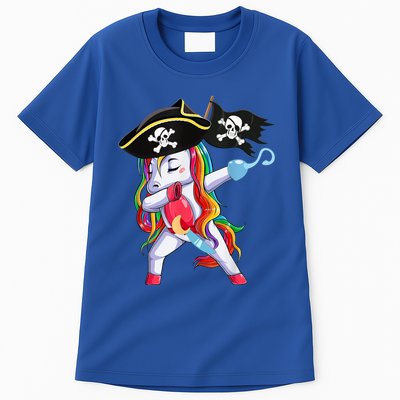 Halloween Dabbing Cute Pirate Unicorn Tall T-Shirt
