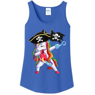 Halloween Dabbing Cute Pirate Unicorn Ladies Essential Tank