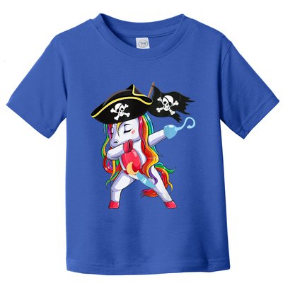 Halloween Dabbing Cute Pirate Unicorn Toddler T-Shirt