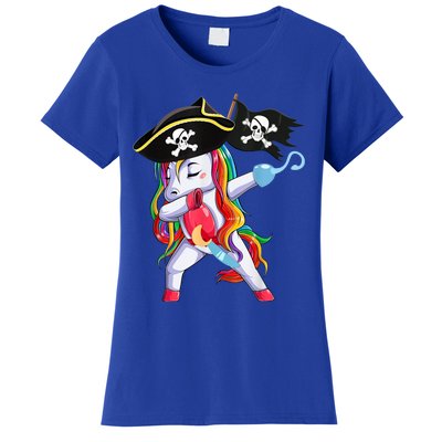 Halloween Dabbing Cute Pirate Unicorn Women's T-Shirt