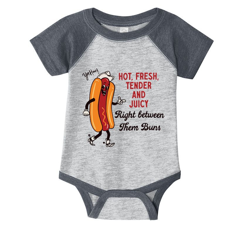Hot Dog Cowboy Infant Baby Jersey Bodysuit