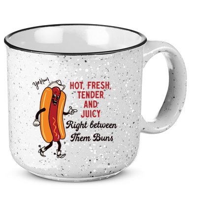 Hot Dog Cowboy 15oz Campfire Ceramic Mug