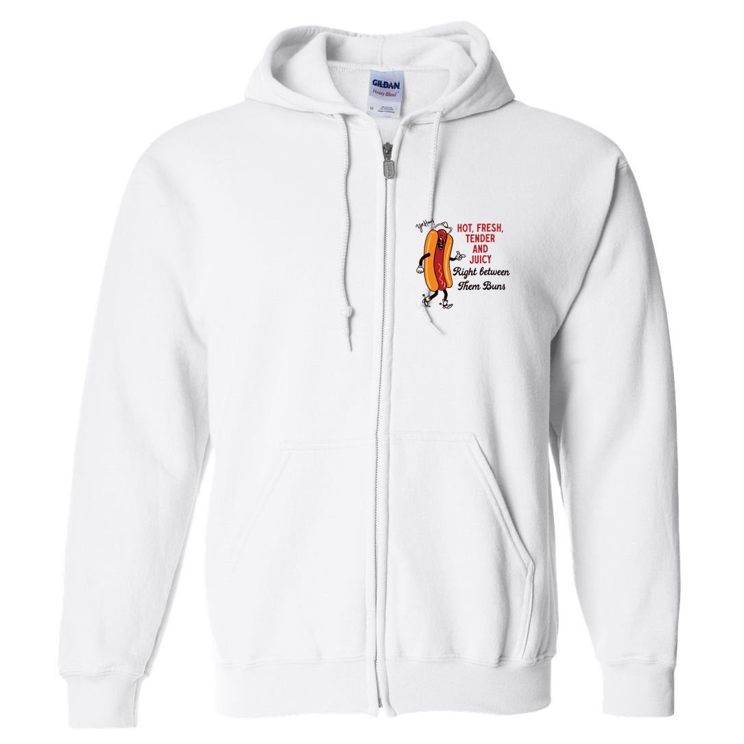 Hot Dog Cowboy Full Zip Hoodie