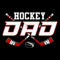 Hockey Dad Cool Gift Papa FatherS Day Vintage Gift Doggie Tank