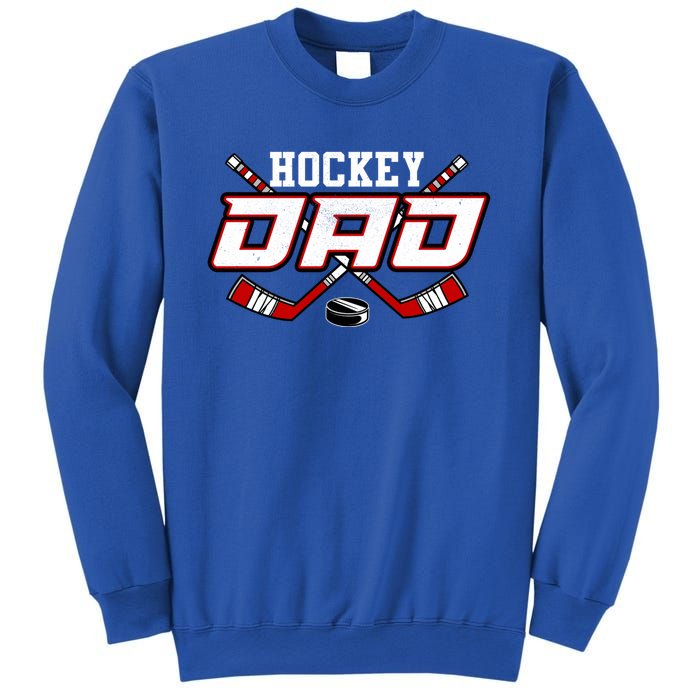 Hockey Dad Cool Gift Papa FatherS Day Vintage Gift Sweatshirt