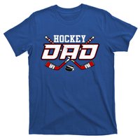 Hockey Dad Cool Gift Papa FatherS Day Vintage Gift T-Shirt