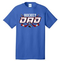 Hockey Dad Cool Gift Papa FatherS Day Vintage Gift Tall T-Shirt