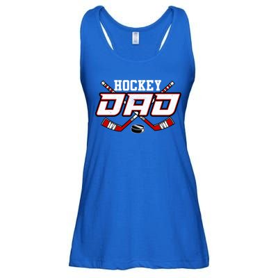 Hockey Dad Cool Gift Papa FatherS Day Vintage Gift Ladies Essential Flowy Tank