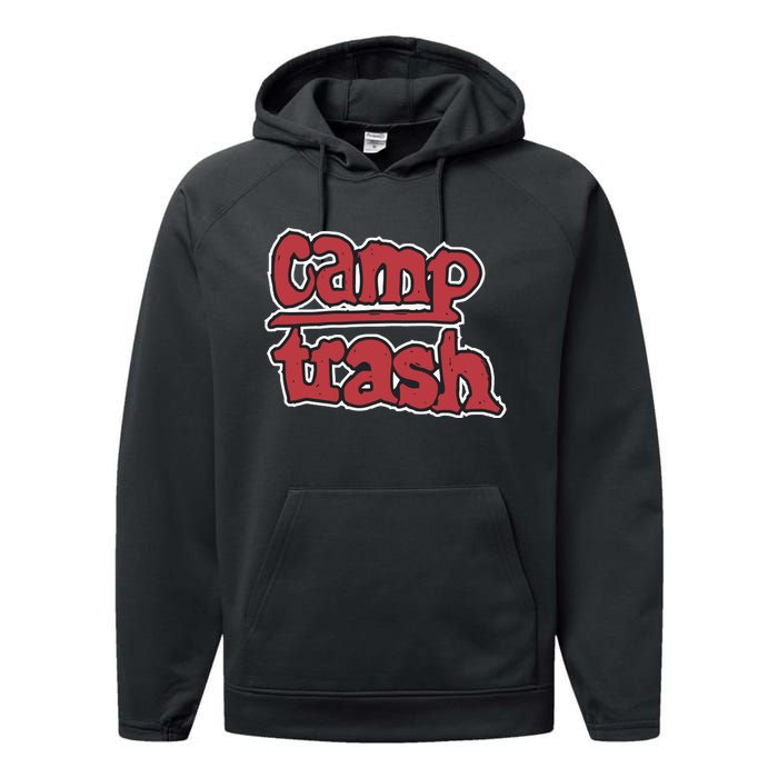 Hand Drawn Camp Trash Performance Fleece Hoodie