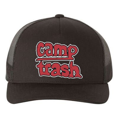 Hand Drawn Camp Trash Yupoong Adult 5-Panel Trucker Hat