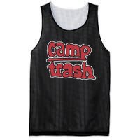 Hand Drawn Camp Trash Mesh Reversible Basketball Jersey Tank