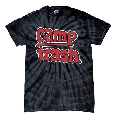 Hand Drawn Camp Trash Tie-Dye T-Shirt