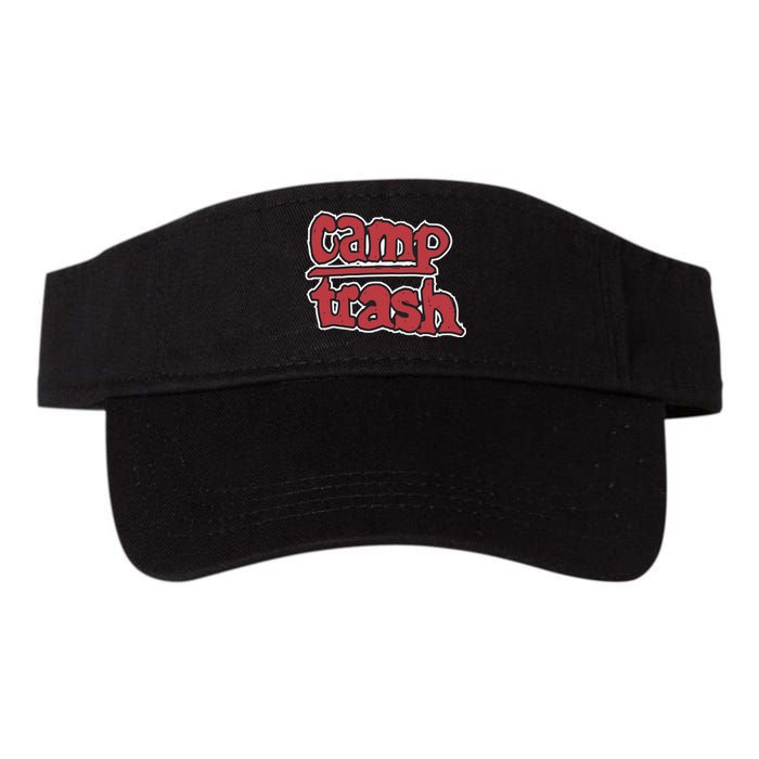 Hand Drawn Camp Trash Valucap Bio-Washed Visor