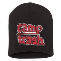 Hand Drawn Camp Trash Short Acrylic Beanie