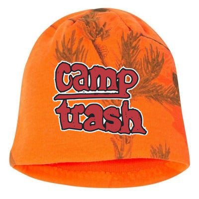 Hand Drawn Camp Trash Kati - Camo Knit Beanie