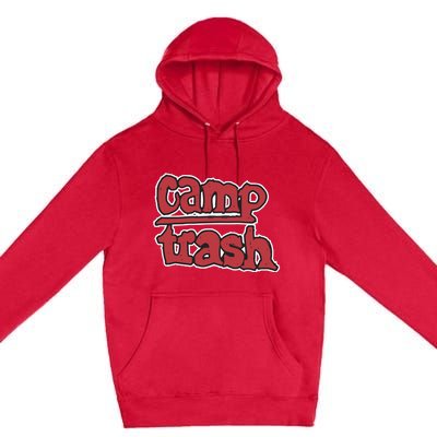 Hand Drawn Camp Trash Premium Pullover Hoodie