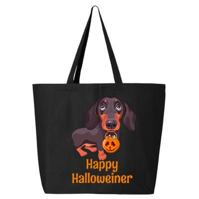 Halloween Dachshund Costume For Happy Halloweiner 25L Jumbo Tote