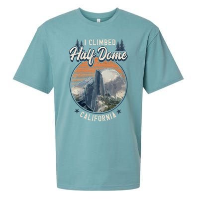 Half Dome Climbers S I Climbed Half Dome California Sueded Cloud Jersey T-Shirt