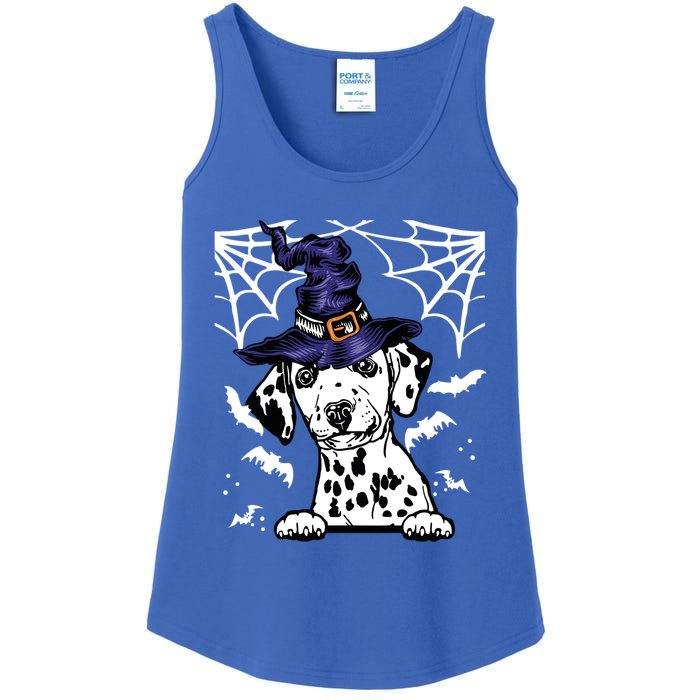 Halloween Dog Costume Design Spooky Dalmatian Gift Ladies Essential Tank