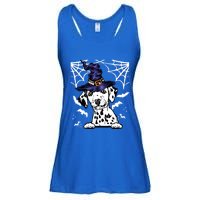 Halloween Dog Costume Design Spooky Dalmatian Gift Ladies Essential Flowy Tank