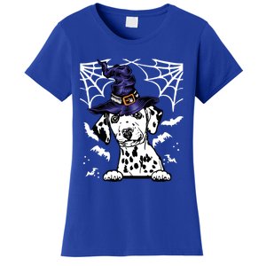 Halloween Dog Costume Design Spooky Dalmatian Gift Women's T-Shirt