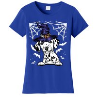 Halloween Dog Costume Design Spooky Dalmatian Gift Women's T-Shirt