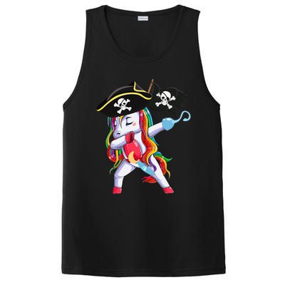 Halloween Dabbing Cute Pirate Unicorn PosiCharge Competitor Tank