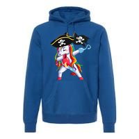 Halloween Dabbing Cute Pirate Unicorn Premium Hoodie