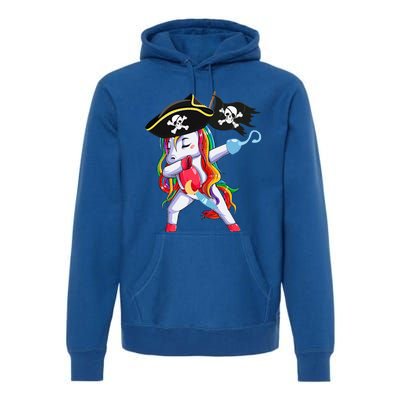 Halloween Dabbing Cute Pirate Unicorn Premium Hoodie