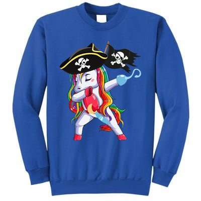 Halloween Dabbing Cute Pirate Unicorn Tall Sweatshirt