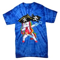 Halloween Dabbing Cute Pirate Unicorn Tie-Dye T-Shirt