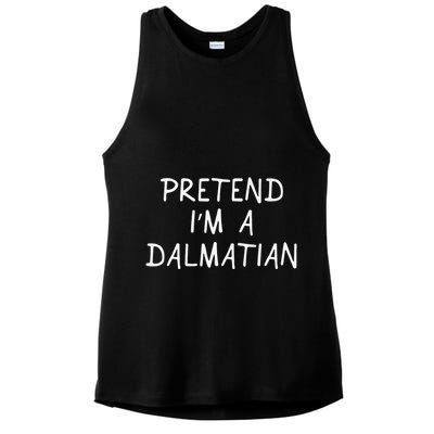 Halloween Dalmatian Costume Dalmation Ladies PosiCharge Tri-Blend Wicking Tank
