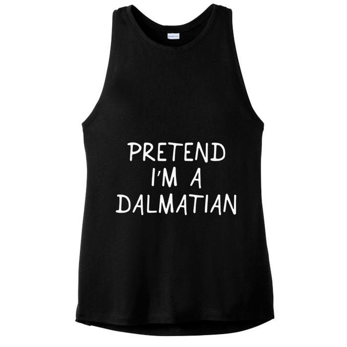 Halloween Dalmatian Costume Dalmation Ladies PosiCharge Tri-Blend Wicking Tank