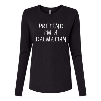 Halloween Dalmatian Costume Dalmation Womens Cotton Relaxed Long Sleeve T-Shirt