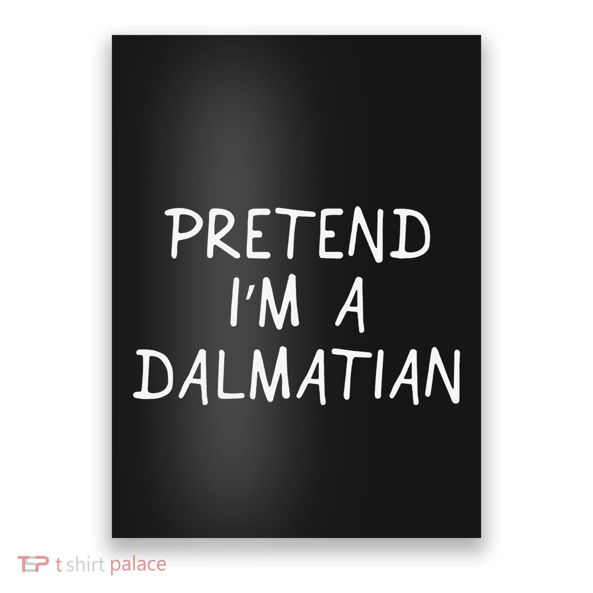 Halloween Dalmatian Costume Dalmation Poster