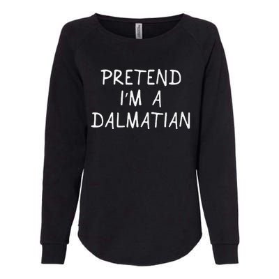 Halloween Dalmatian Costume Dalmation Womens California Wash Sweatshirt