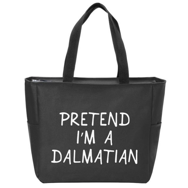Halloween Dalmatian Costume Dalmation Zip Tote Bag