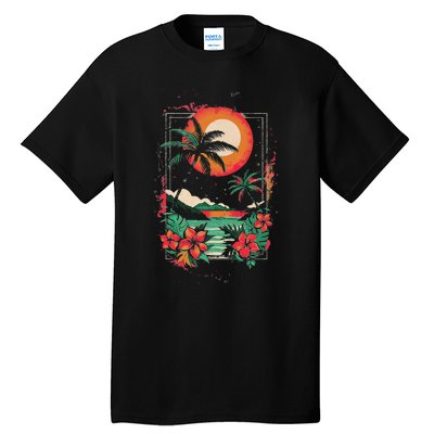 Hawaiian Design Cool Tall T-Shirt