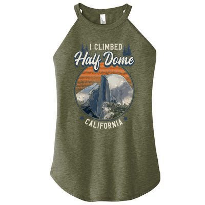 Half Dome Climbers Tees I Climbed Half Dome California Women’s Perfect Tri Rocker Tank